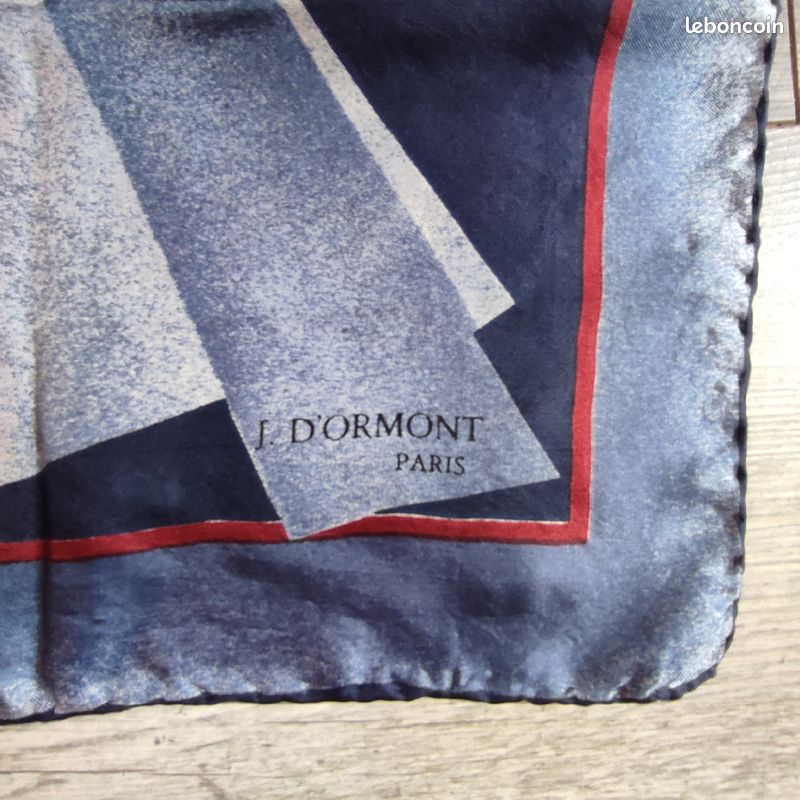 Foulard en soie Jean D'Ormont Paris (image 2)