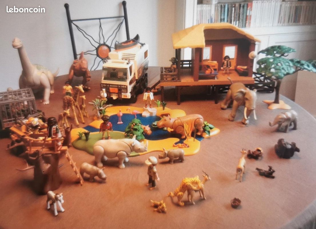 Playmobil animaux de la savane, rangers et dinosaures (image 1)