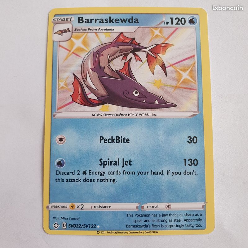 barraskewda pokemon card Shop[Traditional Chinese] Barraskewda /  030/098 U SV10F  TCGHOBBY