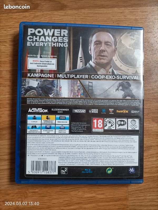 Jeux video call of duty advanced warfare (image 2)