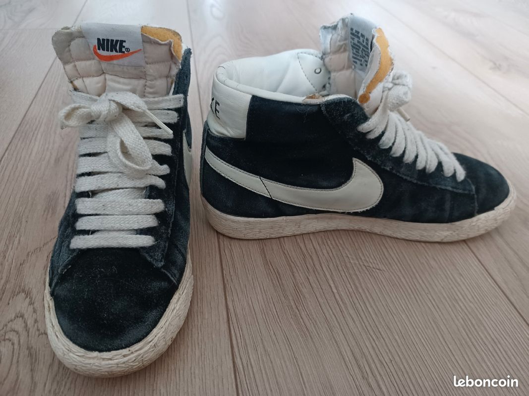 Nike blazer noir et blanche taille 37.5 mixte (image 3)