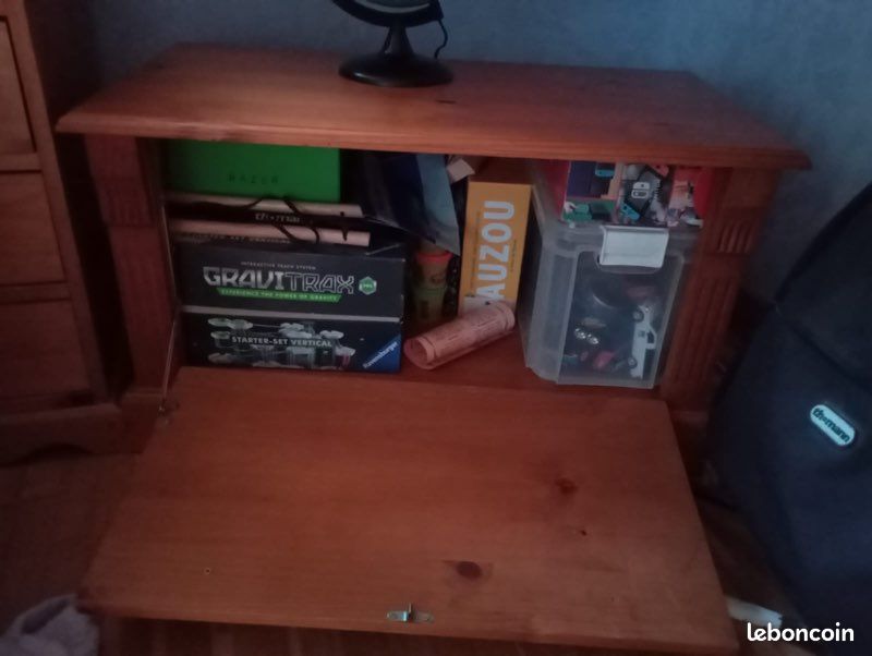 Chambre enfant complète bois massif (image 9)