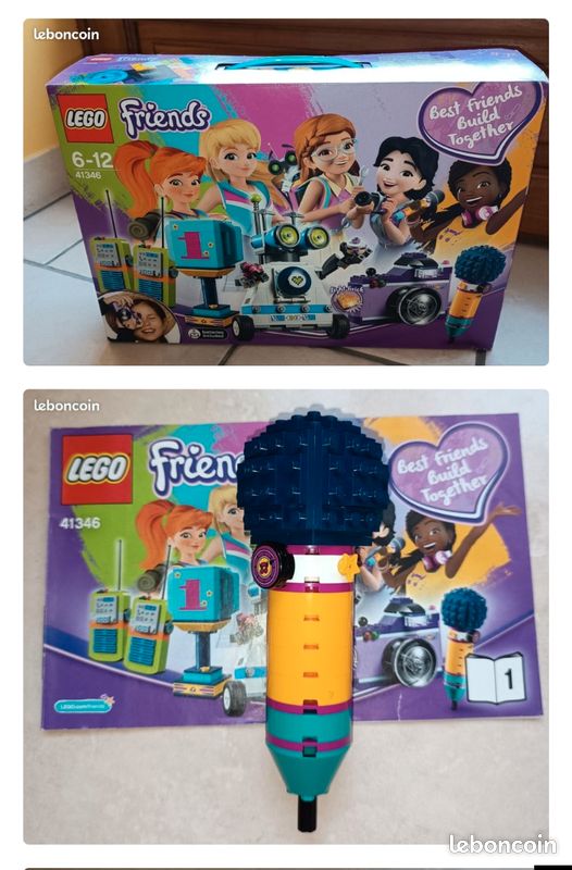 Lego friends 41346 la boîte de l'amitié

Tout est complet avec notice 
5 accessoires dans le coffret (image 1)