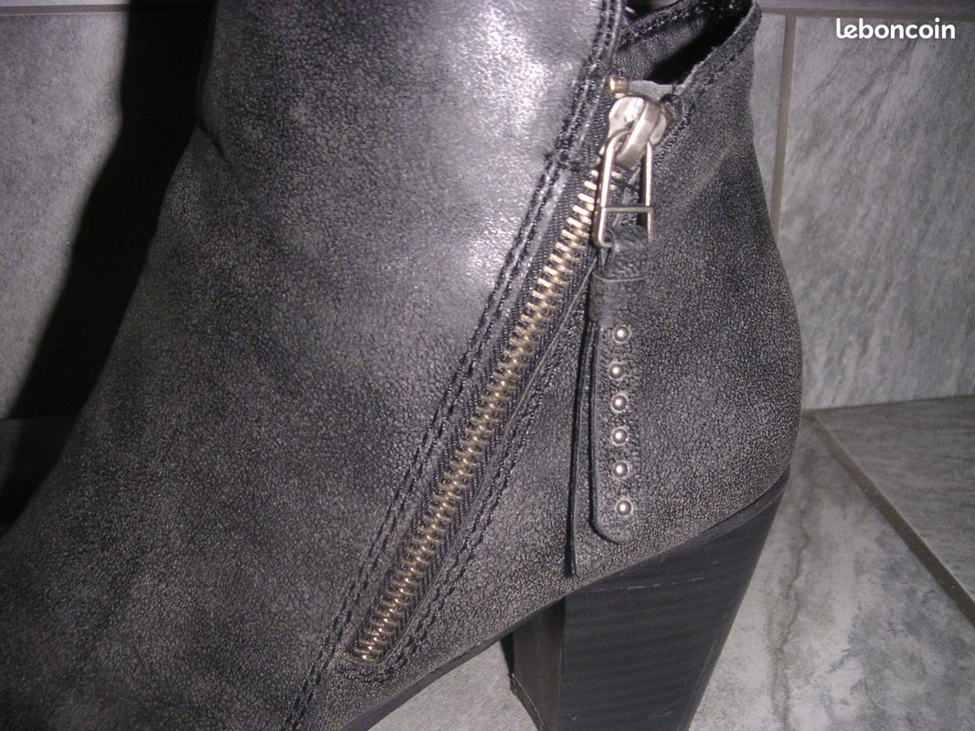 Bottines grises Just Fab (image 3)