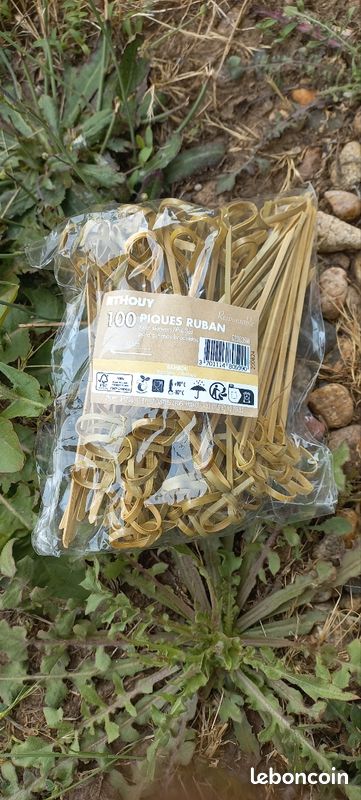 450 cuillères bois+400 piques à apero (image 3)
