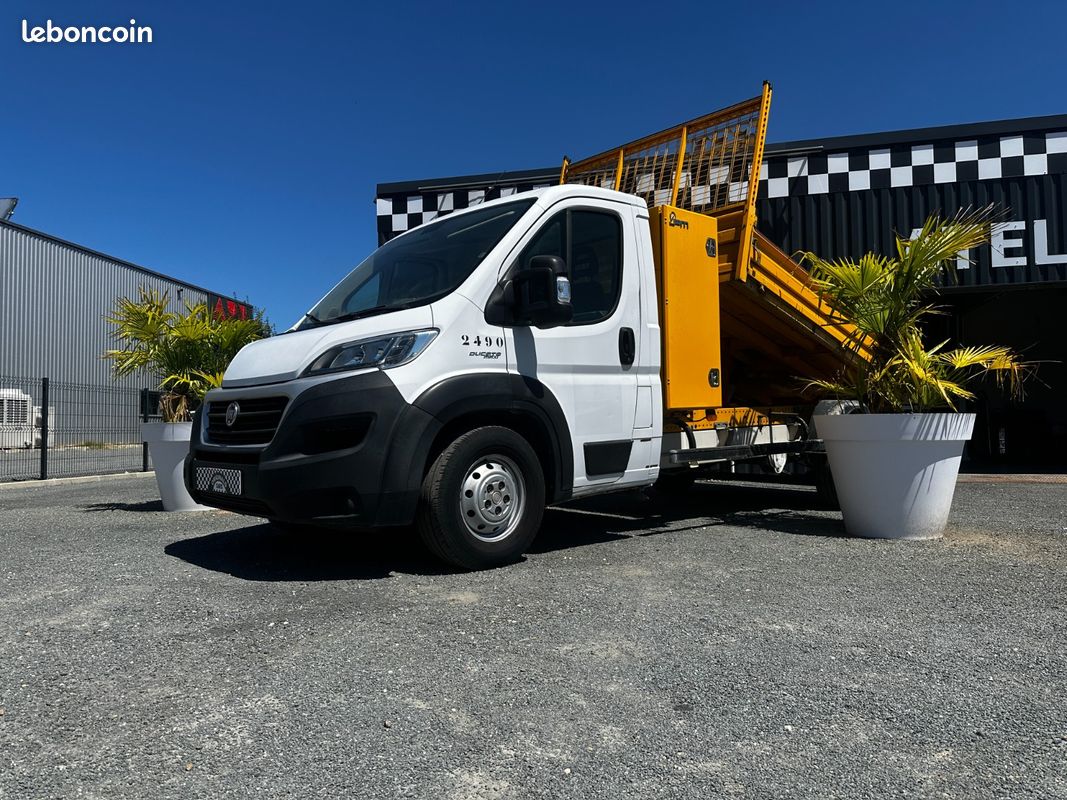 Fiat Ducato Pritsche/Kipper 35 FIAT Ducato 2.3L BENNE GPS TEL ETC...(16 585  HT) (image 1)