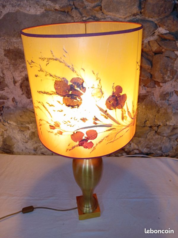 Lampe de table vintage c.1980 (image 2)