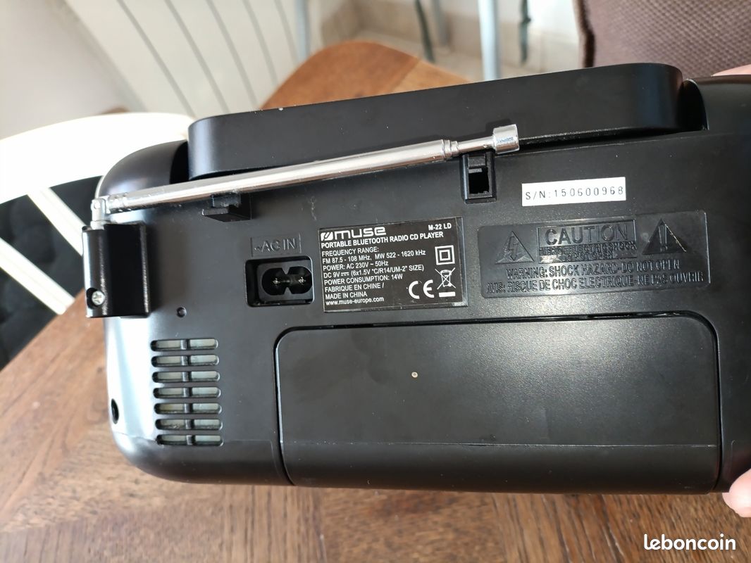 Lecteur cd radio portable muse (image 3)