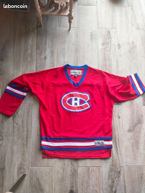 Maillot Hockey Canadiens Montréal LNH – Starter – Blanc – Taille XL – Occasion
