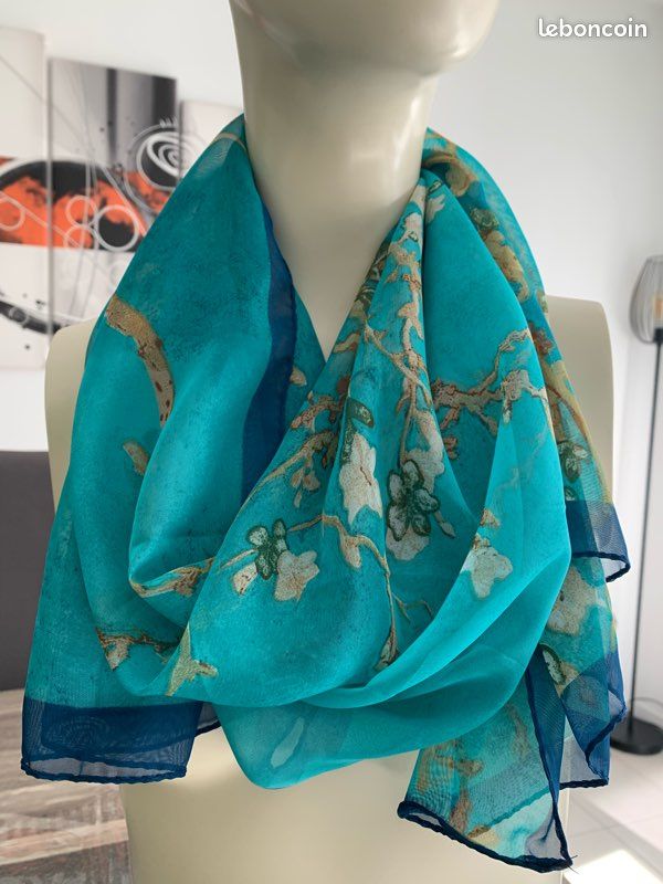 Étole, écharpe épaisse à Larges Chevrons Bleu Marine Uni En Cachemire Naturel Et Ethique Du Nepal