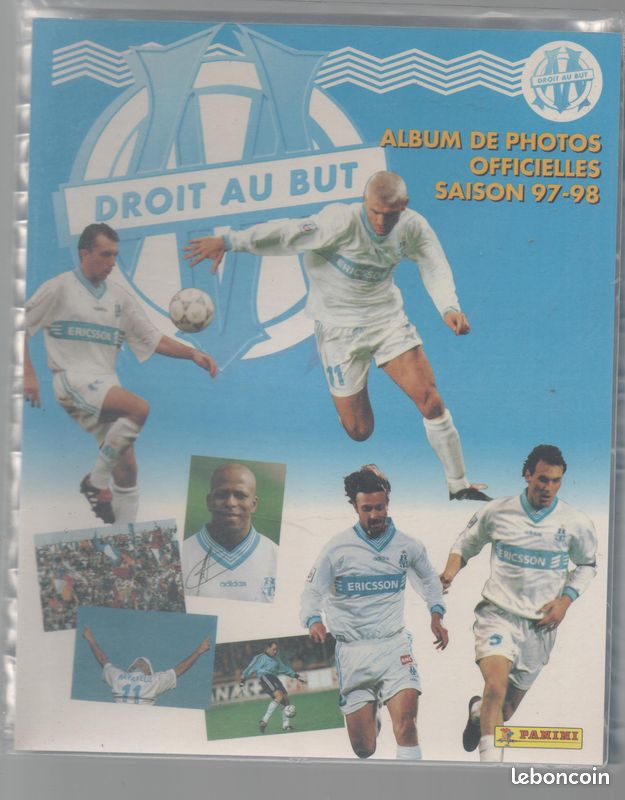 Carte Postale ASUAR OM Olympique De Marseille 1997-1998 – Photo Football – Bon état