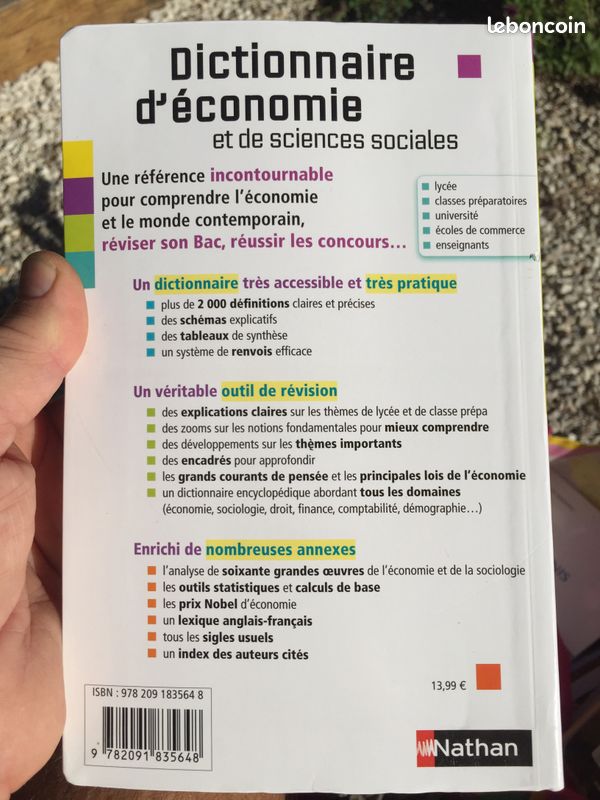 Dictionnaire d'économie et de sciences sociales (image 2)