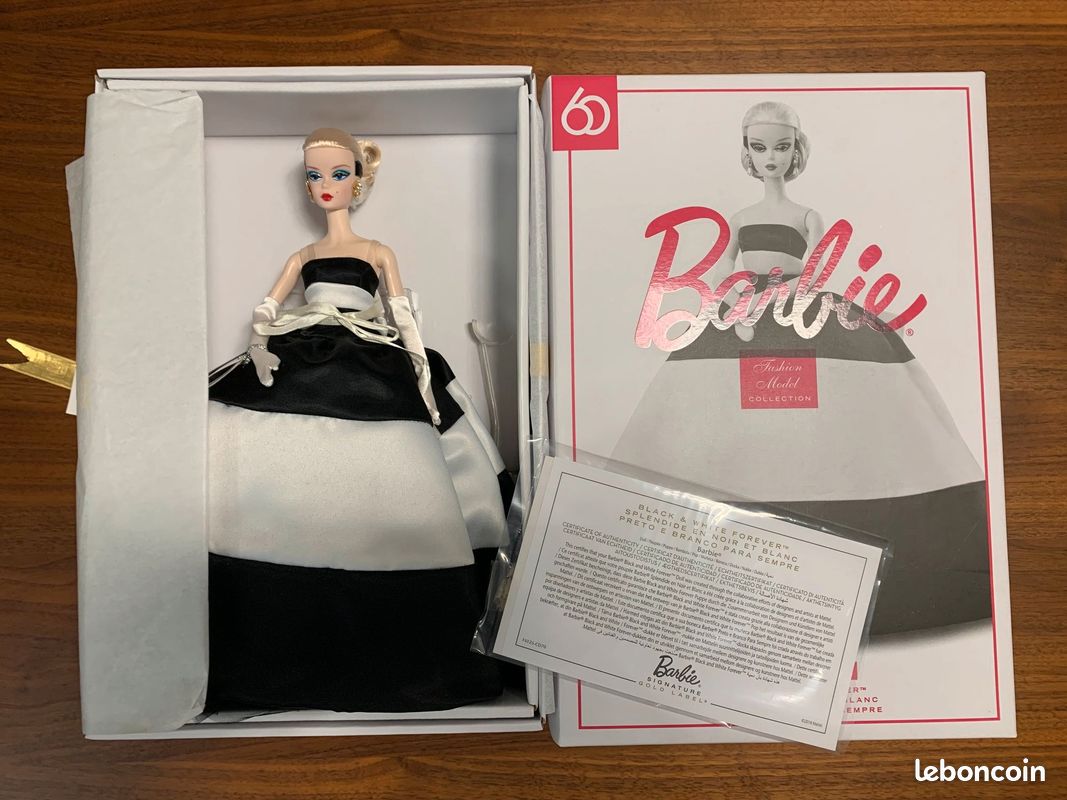 Barbie Signature Black And White Forever Silkstone Barbie