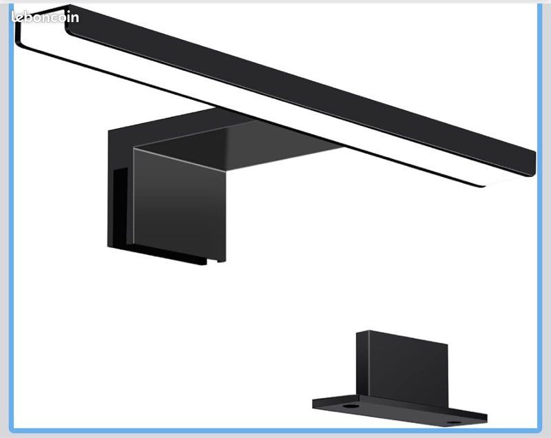 Lampe Applique Miroir Sdb LED noire NEUVE (image 10)