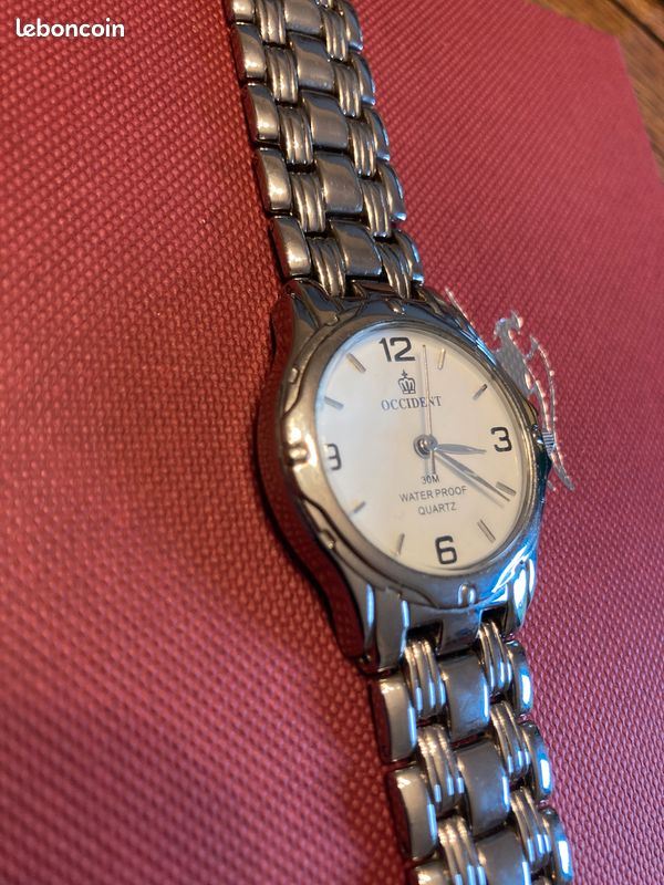 Montre homme OCCIDENT acier water proof 30 m OCCIDENT à quartz (image 2)