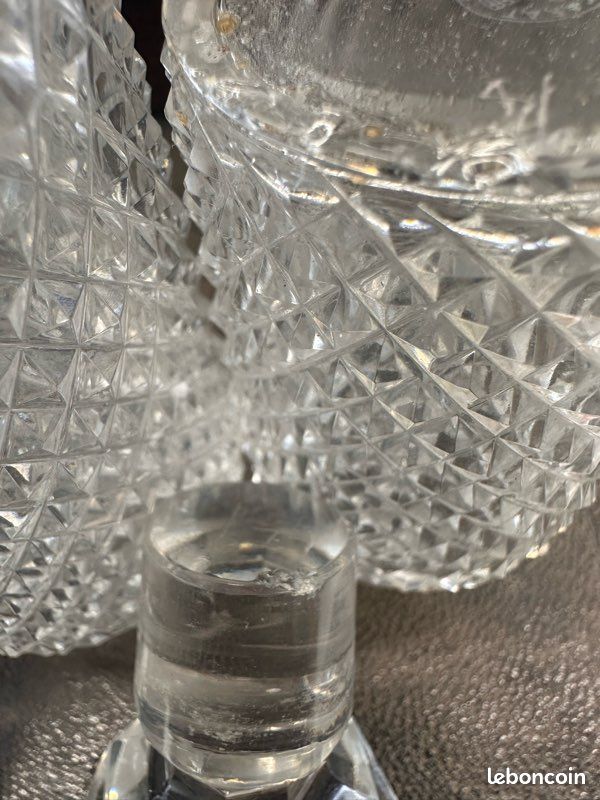 Lot de 3 Carafes en Cristal BACCARAT France – Signées – Milieu XXe (image 14)