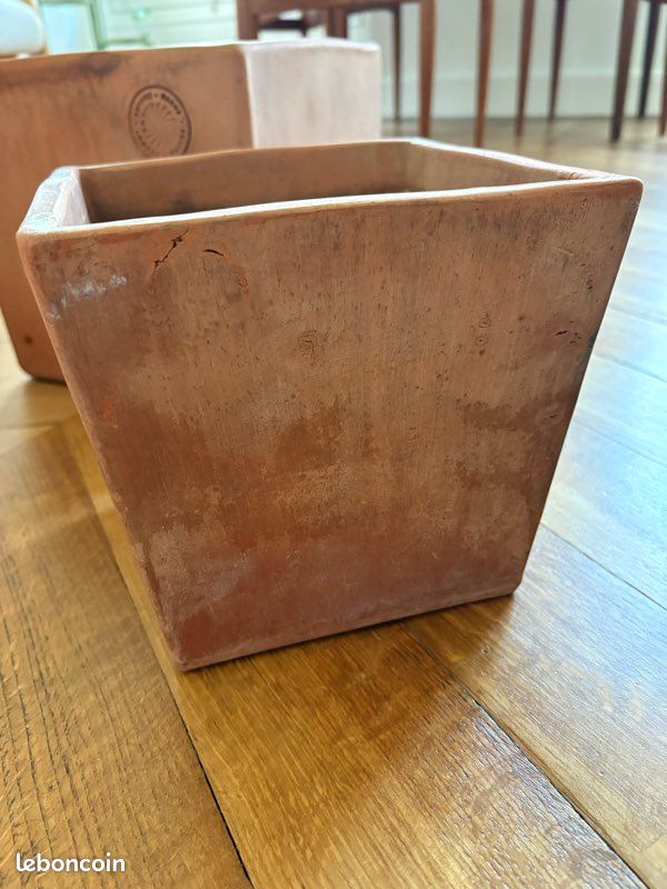 Lot de 3 pots de fleurs en terre cuite (image 8)