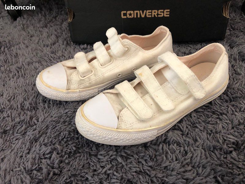 Converse Baskets Converse Blanche Basse 34 Baskets Basses 'CHUCK