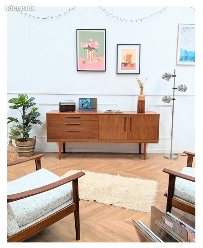 Enfilade vintage scandinave années 70 (image 1)
