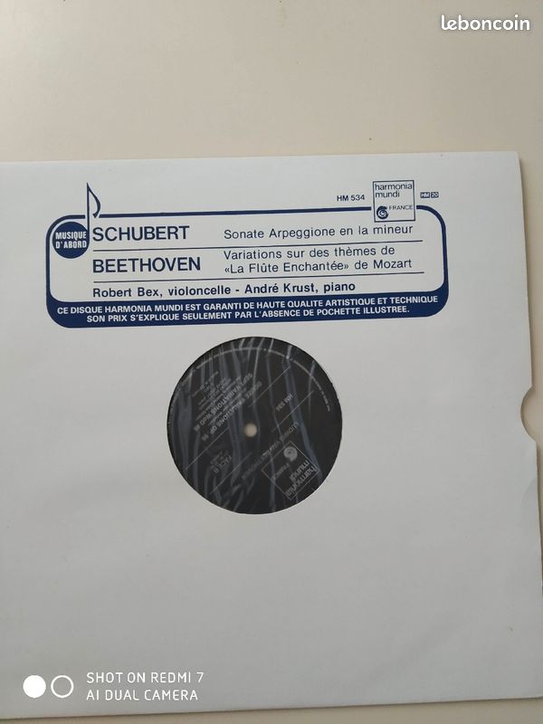 Disque de d'Hubert et de Beethoven (image 1)