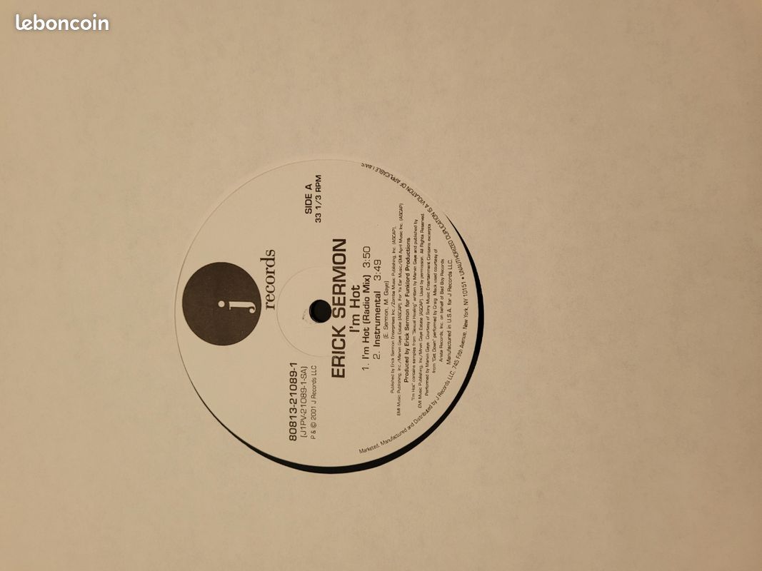 Vinyle Érick Sermon I'm hot (image 5)