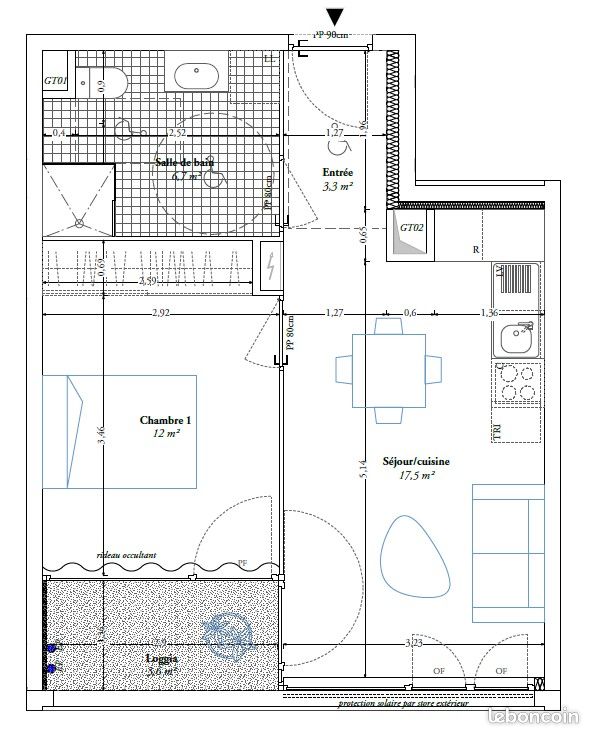 Appartement 2 pièces 40 m² · à Lille · 39,5 m² · 690 €