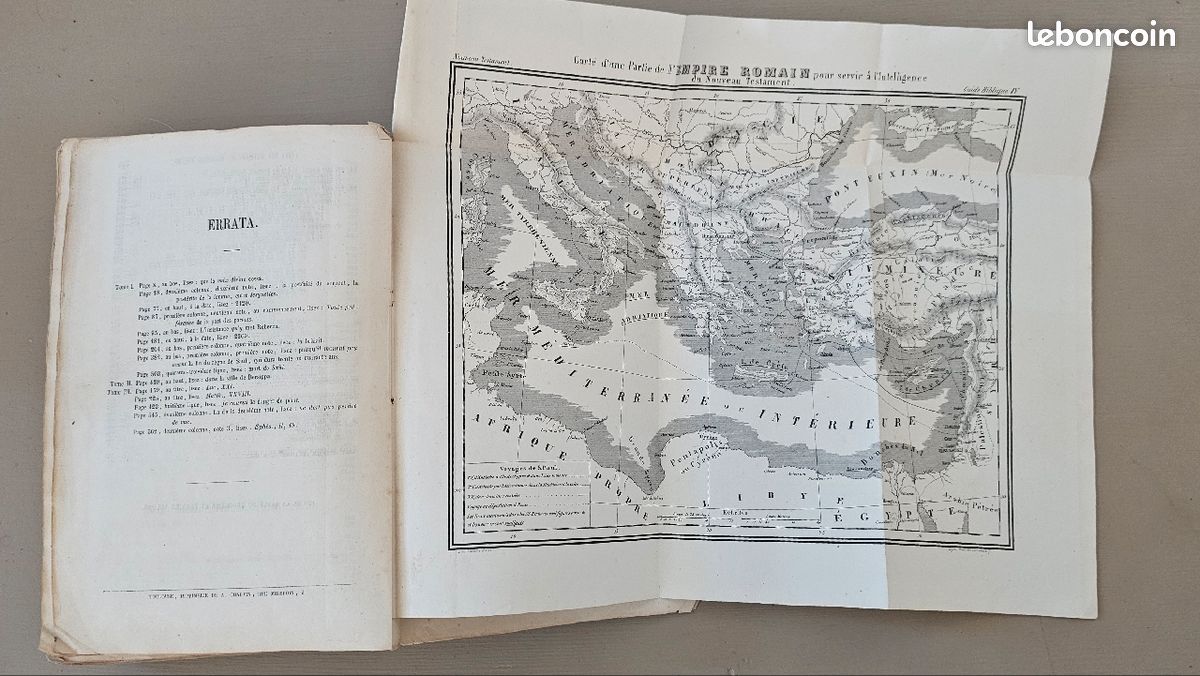 1856- Religion protestante- 2 tomes- Harmonie et commentaire pratique et populaire (image 4)