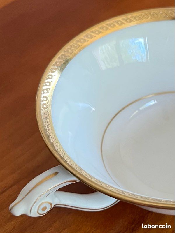 Service à thé/ café en porcelaine de Limoges (image 2)