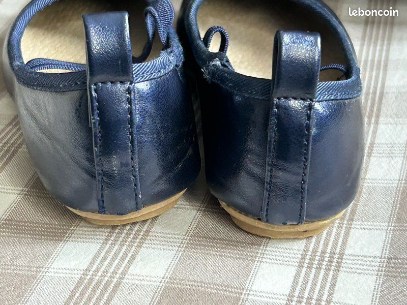 Ballerines bleu marine petite fille (image 4)
