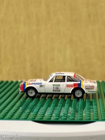 Miniature PEUGEOT 504 V6 Rallye du BANDAMA 1978 au 1/43. SOLIDO N°1055 ✨️ ✨️ - Collection