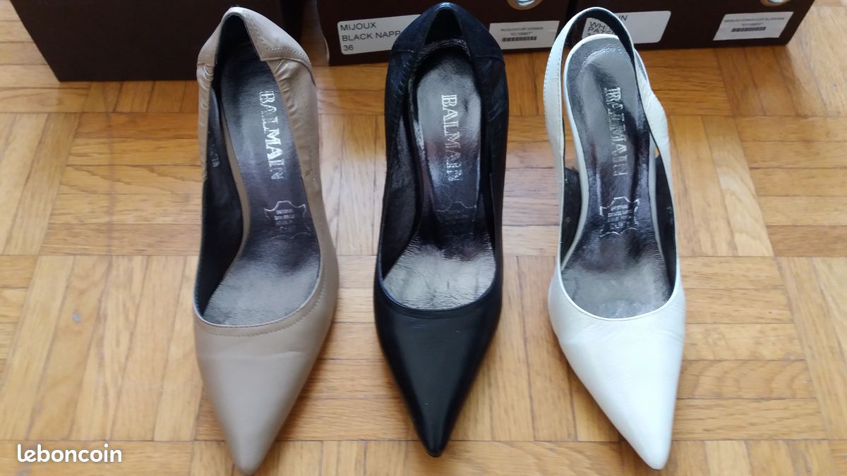 3 paires d'Escarpins - Balmain (image 2)