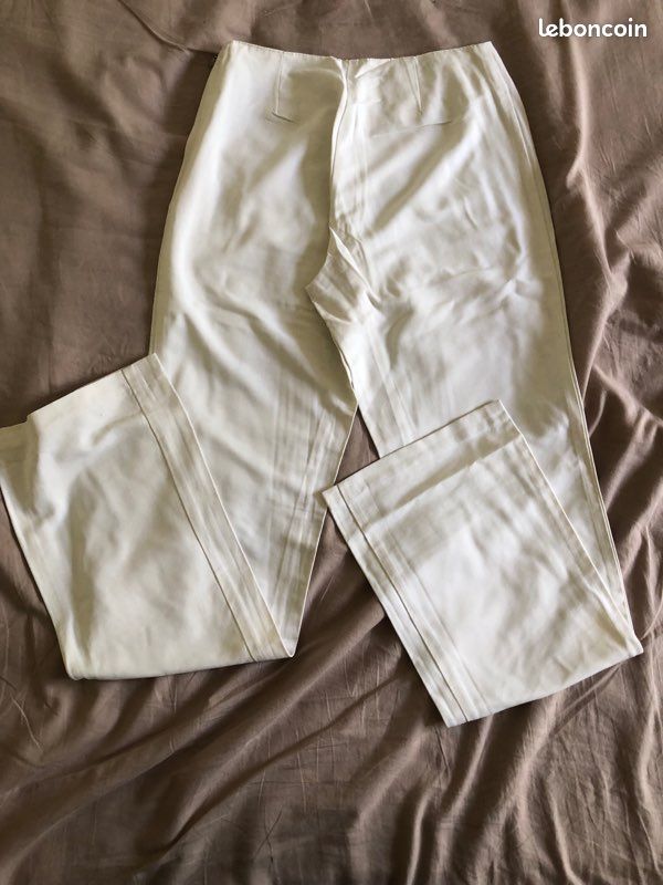 Pantalon blanc femme Morgan taille 36 (image 6)