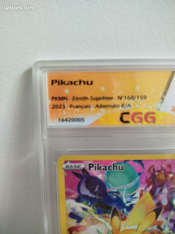 CARTE POKÉMON PIKACHU FA Secrète (160/159) EB 12.5 - Zénith Suprême FR Neuf EUR 20,00 - FR CARTE POKÉMON PIKACHU FA Secrète (160/159) EB 12.5 - Zénith Suprême FR Neuf EUR 20,00 - FR