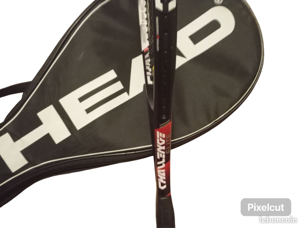 Raquette de tennis Head Challenge Spirit microgel S3 4 3/8 poignée avec Raquette de tennis Head Challenge Spirit microgel S3 4 3/8 poignée avec