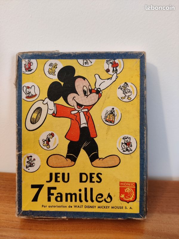 Ancien: jeu de 7 familles en ance | Clasf jeux