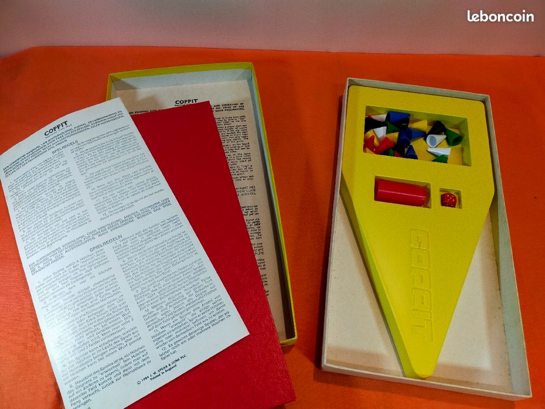 Jeu De Société Vintage Motoring - Spear's Games 1933 - Boîte Encadrée (années 30)