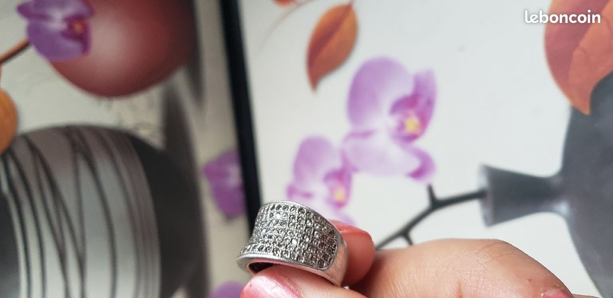 Belle bague en argent véritable (image 6)