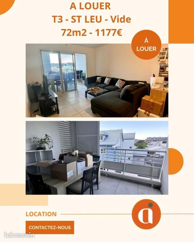 Appartement 3 pièces 61 m² · à Saint-Leu · 61 m² · 1 177 €
