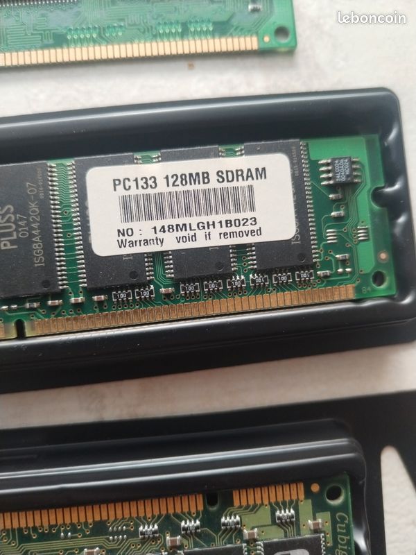 Lot 3x128 Mo SDRAM PC133 (image 3)