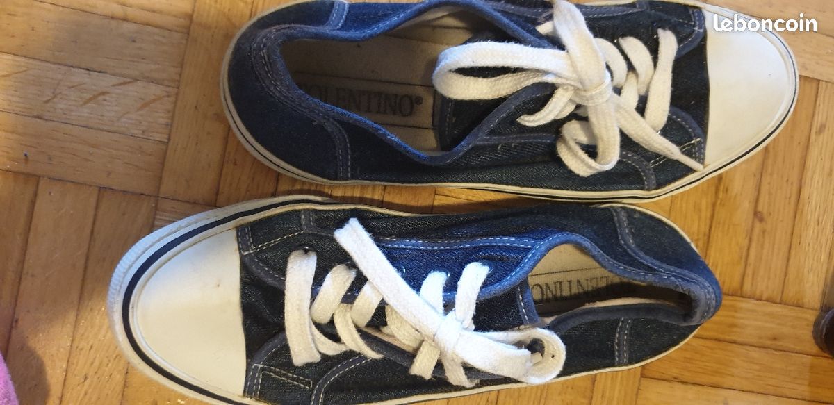 Basket en jean 38 (image 1)
