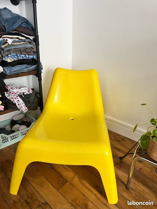 Chaise design jaune (image 2)