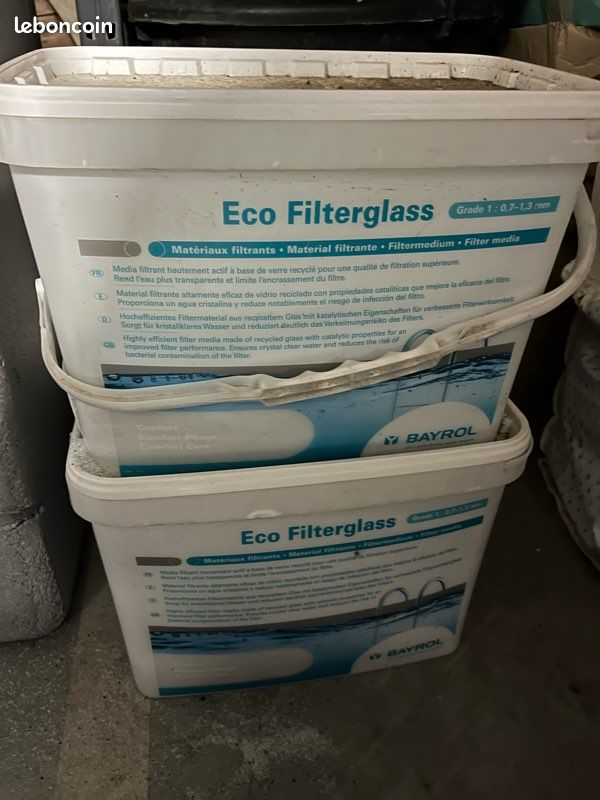 Granulés de verre recyclé, 20 kg BAYROL Ecofilterglass grade 1 (image 1)