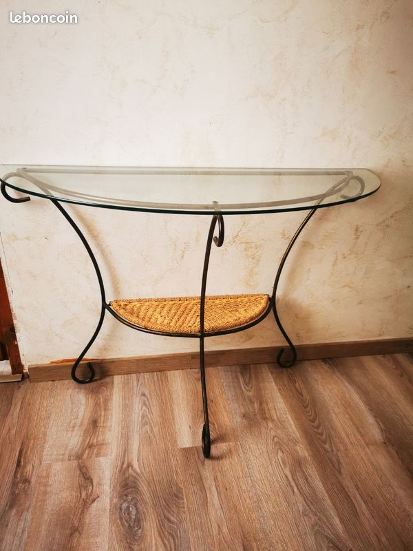 Vends console demi lune (image 1)