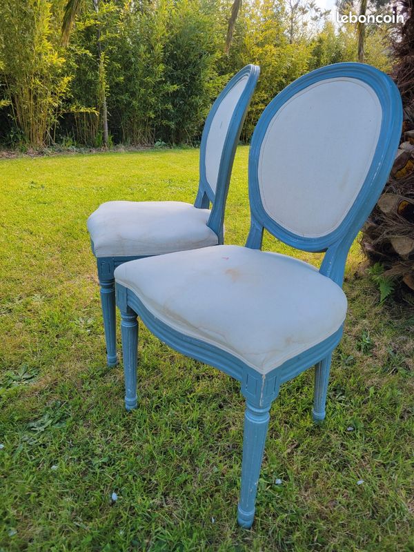 Chaises médaillons (x2) (image 1)