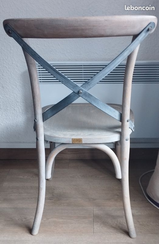 Lot de 4 chaises en bois Pomax (image 2)