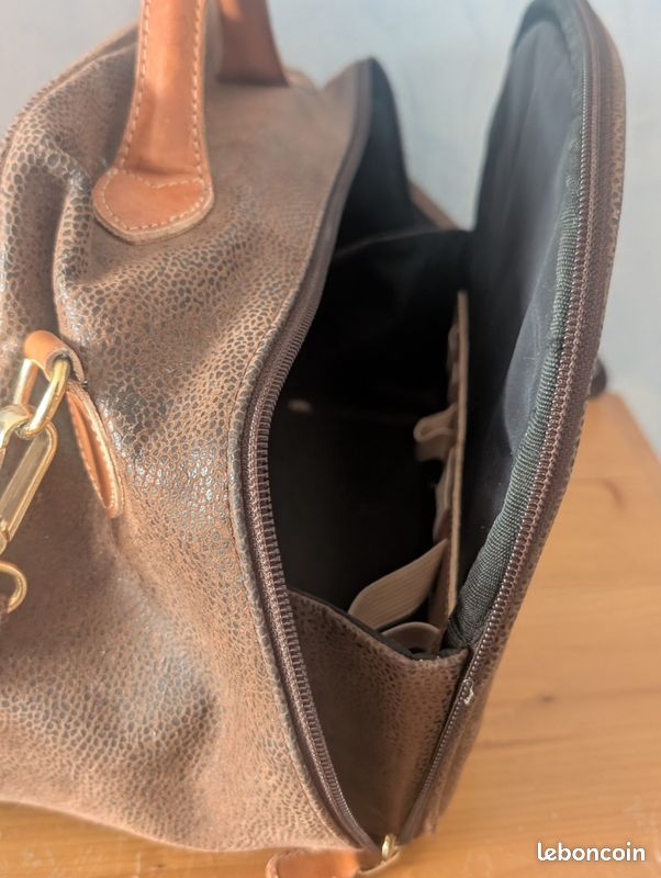 Sac vanity cuir marron (image 5)