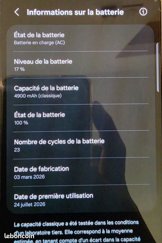 Samsung Galaxy S26+ 512 Go - Gris Exclusif - État neuf (image 2)