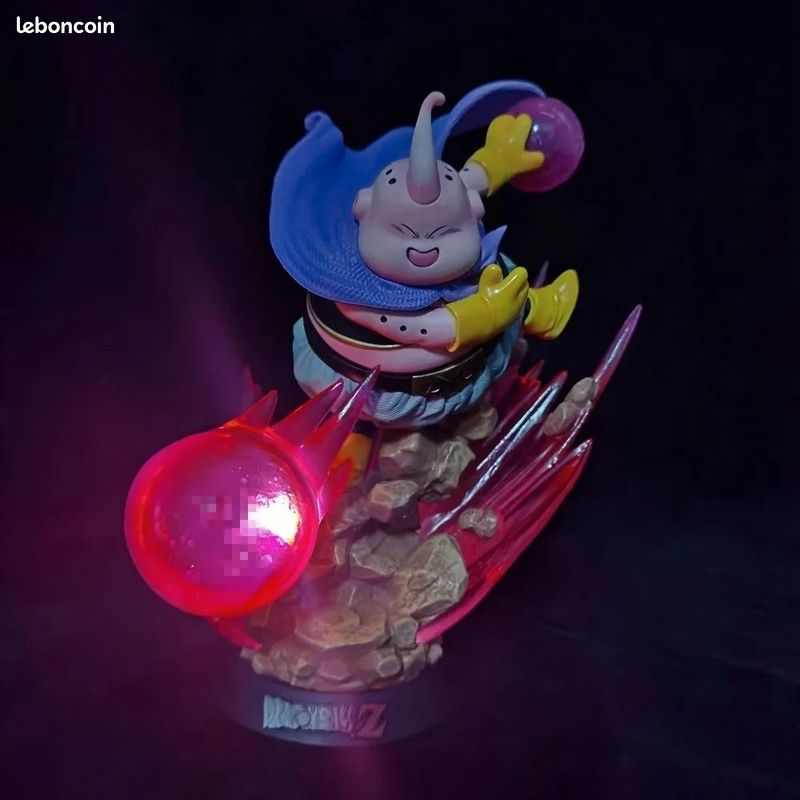 Figurine Dragon Ball Z Majin Boo 25 Cm LED - PVC Haute Qualité, Neuve Sous Blister 2022