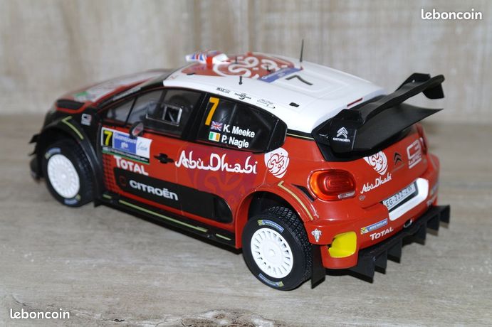 1/43 Citroën C3 WRC #10 Rallye Catalunya 2018 Loeb IXO Altaya