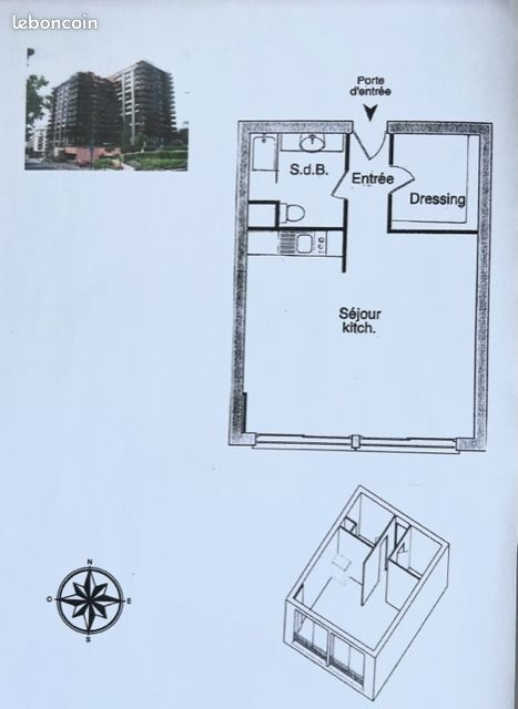 Appartement 1 pièce 42 m² · à Clermont-Ferrand · 42 m² · 630 €